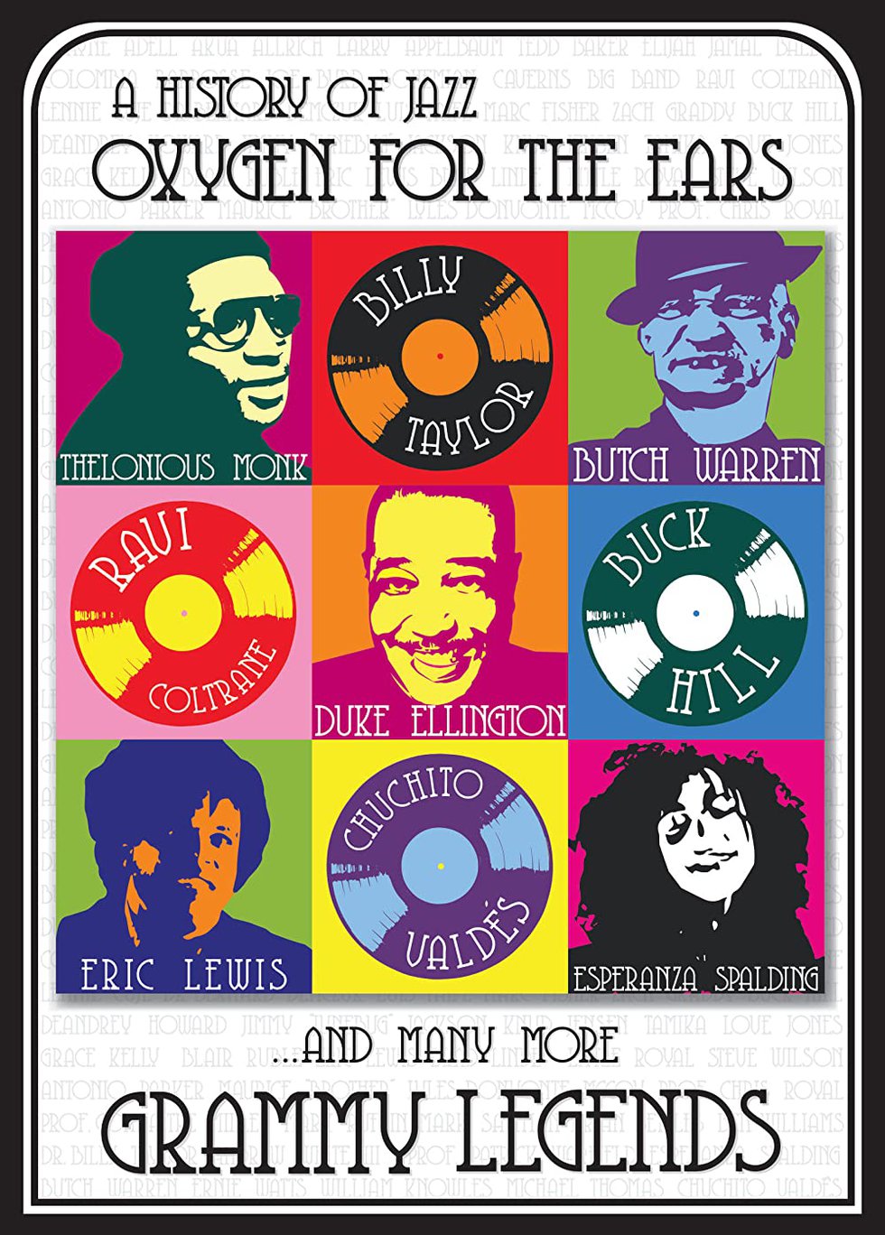 Oxygen for the Ears: Living Jazz poster