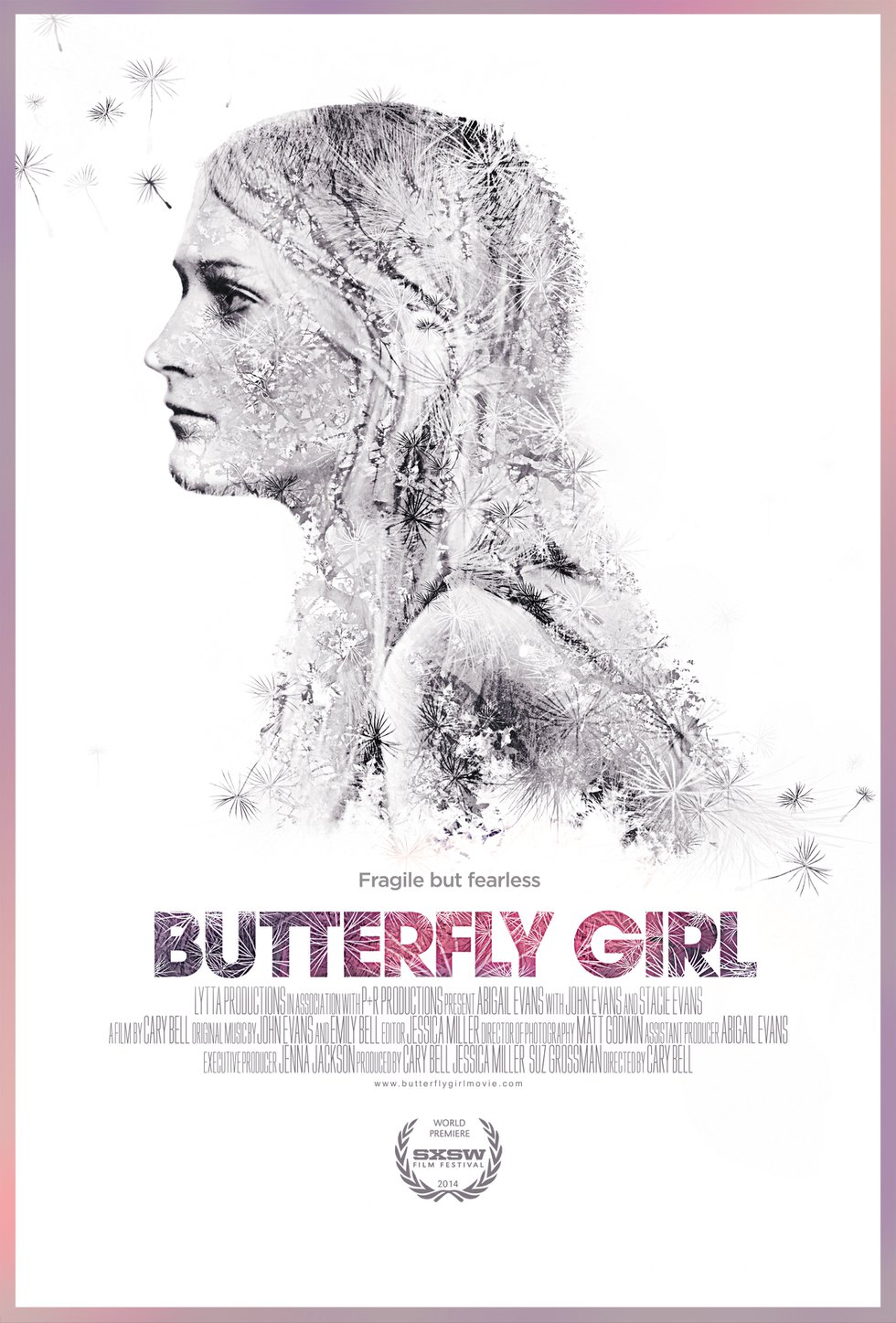 Butterfly Girl Poster