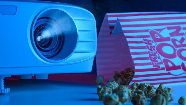 Projector and Popcorn Public Film Screening